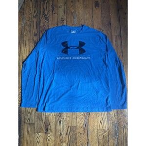Men’s Large Under Armour Long Sleev T Shirt Blue